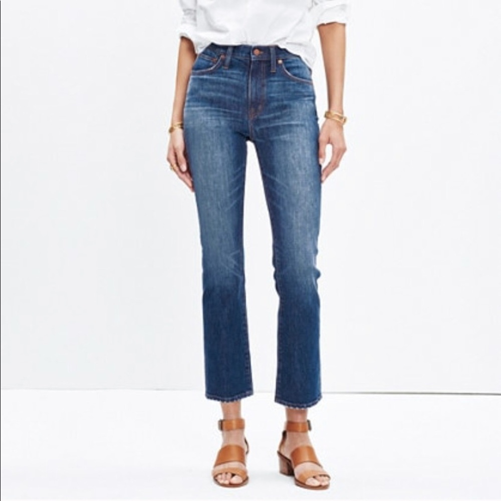 Madewell High riser Demi Boot Jeans!